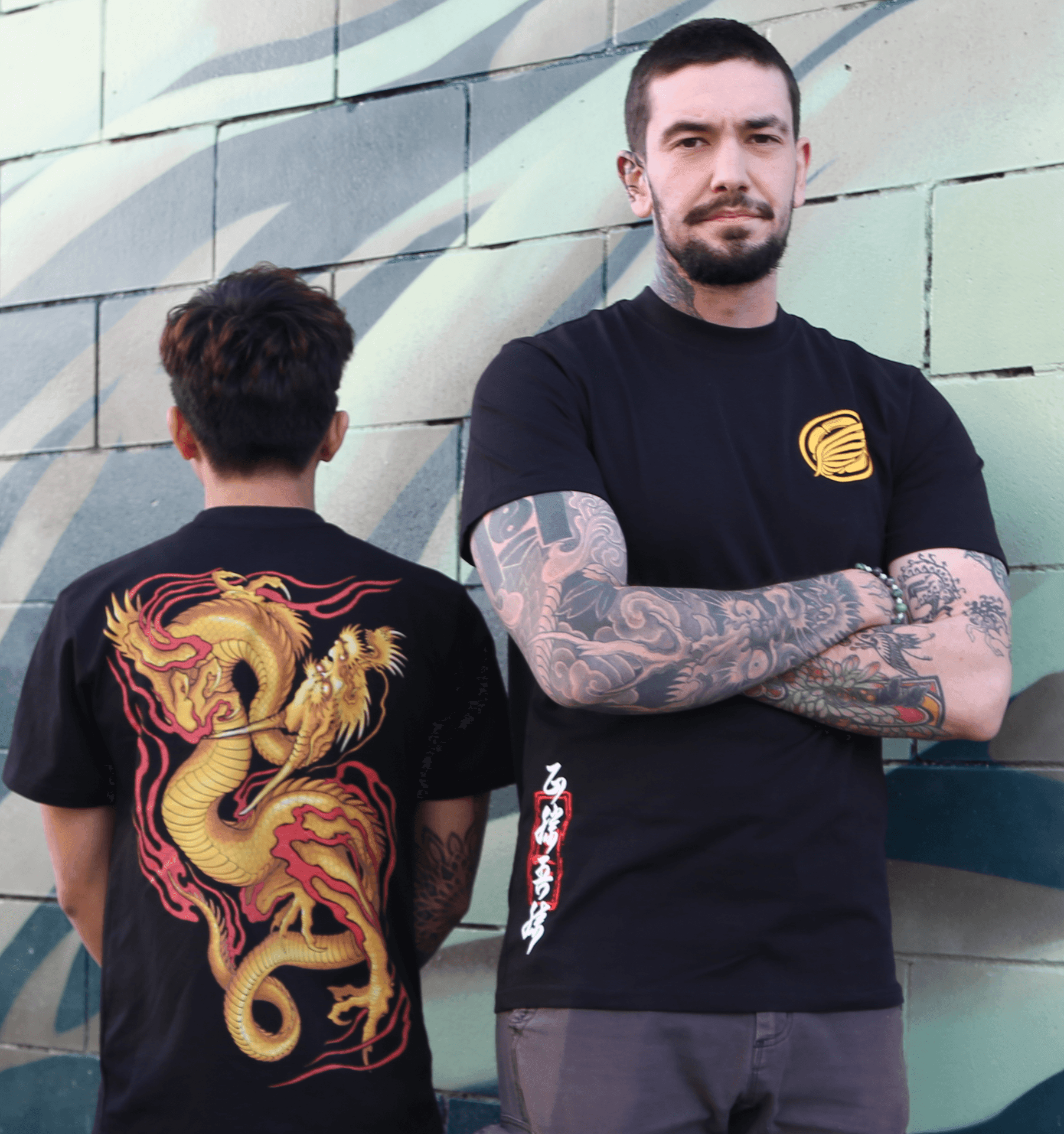 Embroidered Dragon Detail